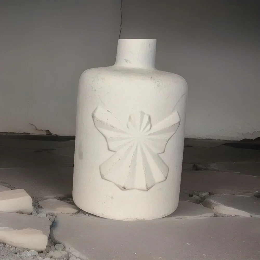 Faith Reed Diffuser Gray with Angel Wings 3.38